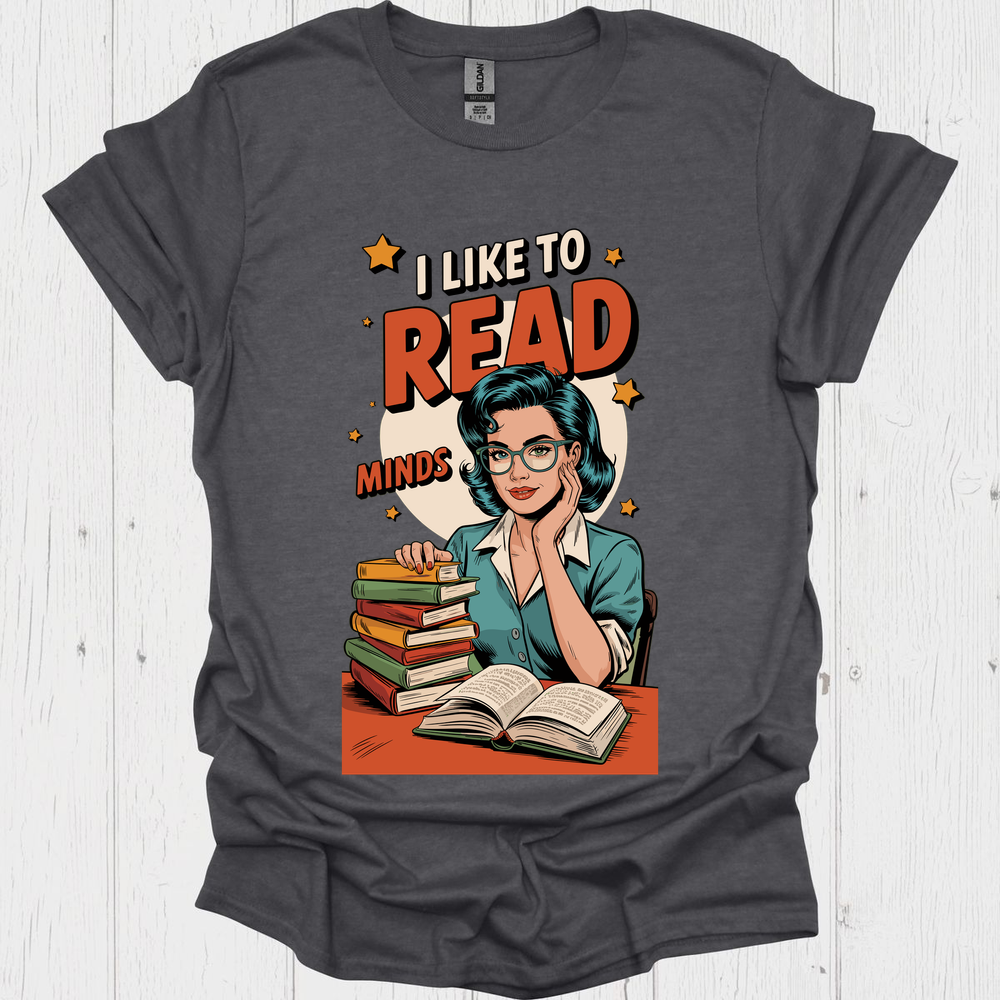 Funny Book Lover T-Shirt – Minds Are Sexy Reading Tee for Smart Readers v1