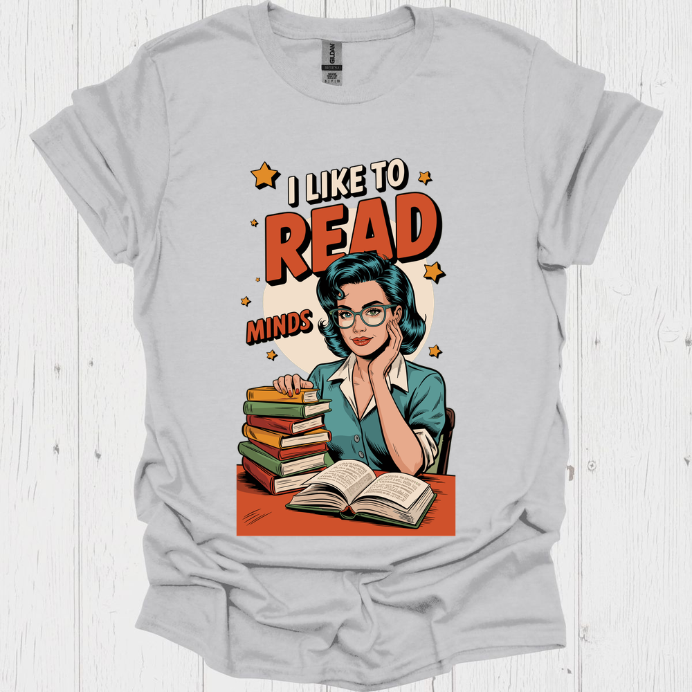 Funny Book Lover T-Shirt – Minds Are Sexy Reading Tee for Smart Readers v1