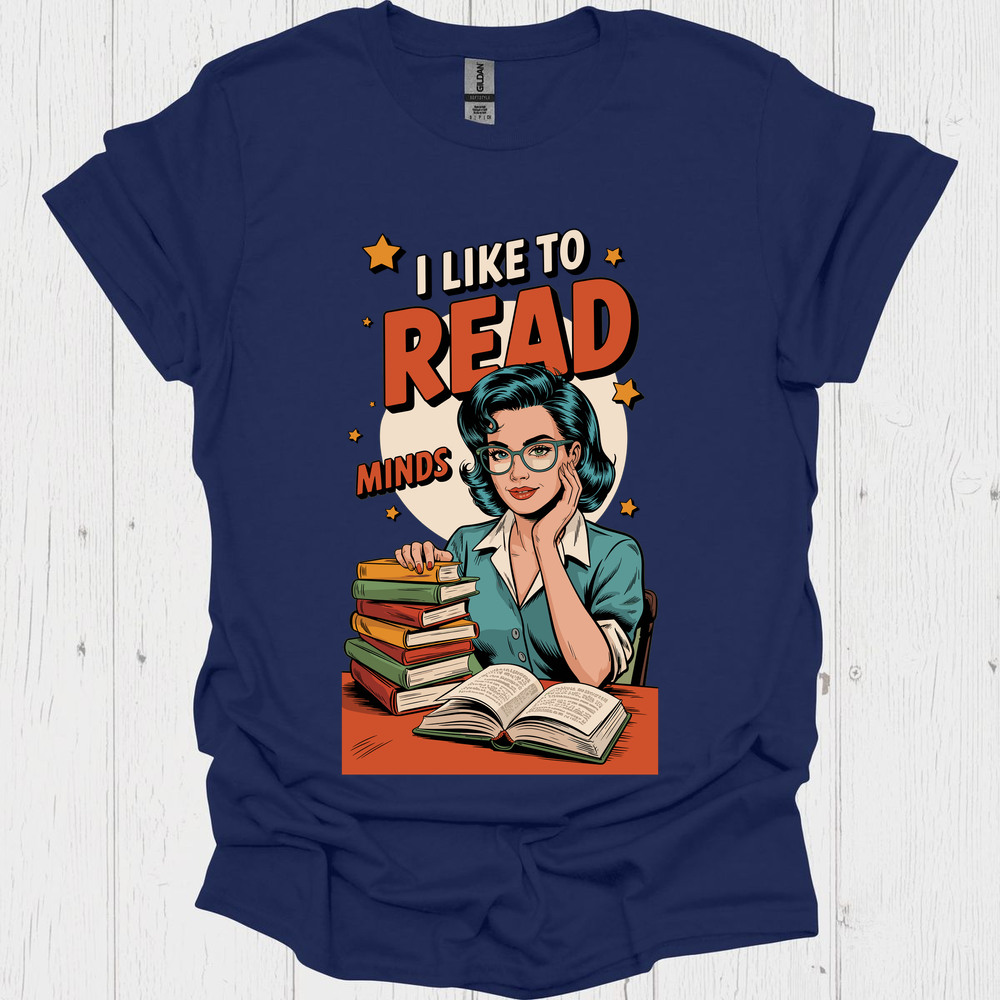 Funny Book Lover T-Shirt – Minds Are Sexy Reading Tee for Smart Readers v1