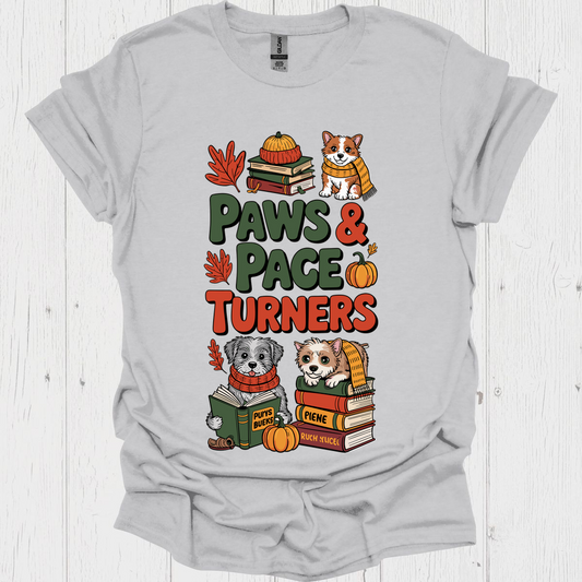 Paws N Page Turners 2 Pet Lover T-Shirt