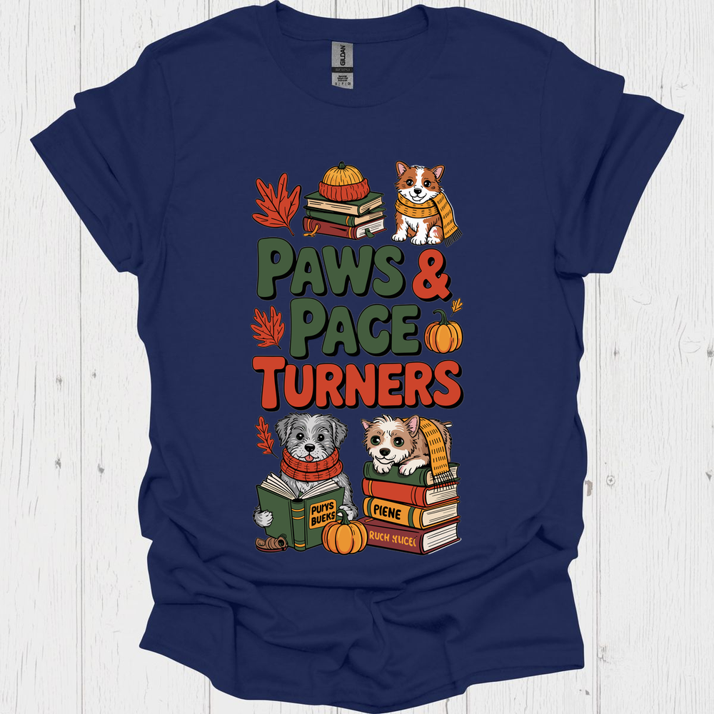 Paws N Page Turners 2 Pet Lover T-Shirt