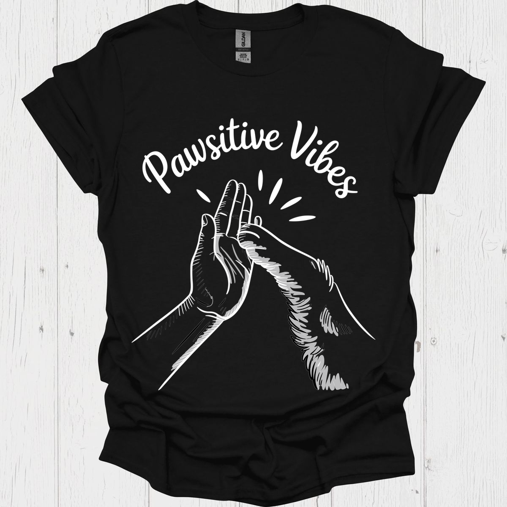 Funny pet lover t-shirt, Pawsitive Dogs Shake V1b, dog lover tee