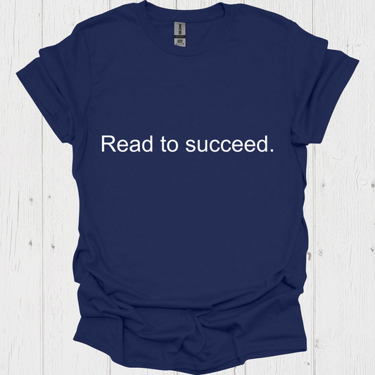 Read To Succeed V1b Book Lovers  & Pet Lovers T-Shirt
